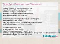 Armin Van Buuren - Street Spirit (Radiohead cover Tiesto remix)