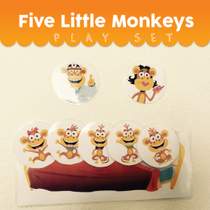 Knock Knock English - Five Little Monkeys