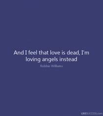 Robbie Williams - I'm Loving Angels Instead