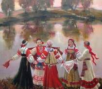 Русские народные песни - За окошком света мало